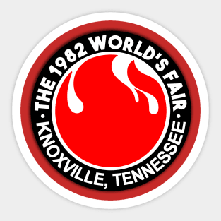 '82 World's Fair Logo - 5 Sticker